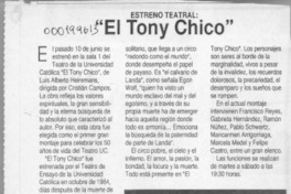 "El Tony chico"  [artículo].