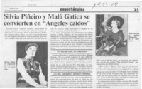 Silvia Piñeiro y Malú Gatica se convierten en "Angeles caídos"  [artículo].