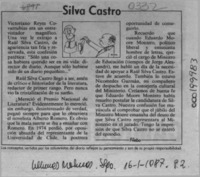 Silva Castro  [artículo] Filebo.