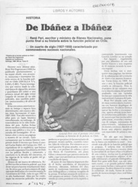 De Ibáñez a Ibáñez  [artículo] Jaime Quezada.