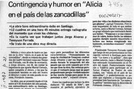 Contingencia y humor en "Alicia en el país de las zancadillas"  [artículo] P. E. G.