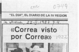 "Correa visto por Correa"  [artículo].