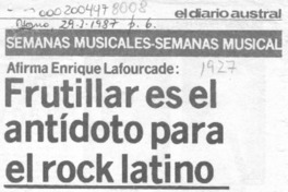 Frutillar es el antídoto para el rock latino
