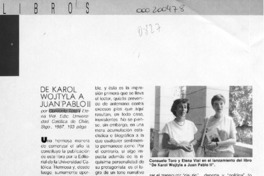 De Karol Wojtyla a Juan Pablo II  [artículo] Ana María Larraín.