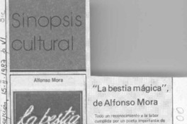 "La Bestia mágica" de Alfonso Mora  [artículo].