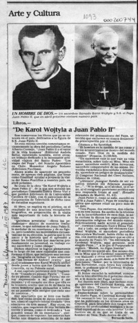 "De Karol Wojtyla a Juan Pablo II"  [artículo] Bernardo Soria.