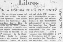 En la historia de los Presidentes  [artículo].