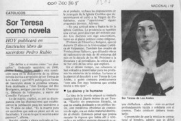 Sor Teresa como novela  [artículo] G. M.