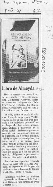 Libro de Almeyda  [artículo].