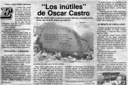 "Los inútiles" de Oscar Castro
