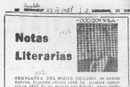 "Semblanza del Norte chileno"  [artículo] Manuel Francisco Mesa Seco.