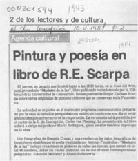 Pintura y poesía en libro de R. E. Scarpa  [artículo].