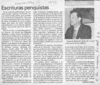 Escrituras penquistas  [artículo] Cronos.