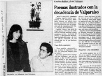 Poemas ilustrados con la decadencia de Valparaíso  [artículo] Berta Morales.