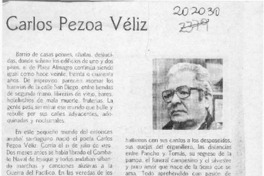 Carlos Pezoa Véliz  [artículo] Marino Muñoz Lagos.