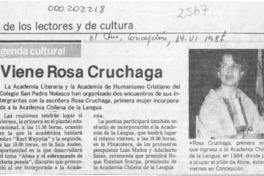 Viene Rosa Cruchaga