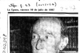 Gerardo Diego murió a los 91 años de edad  [artículo].