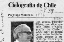 Cielografía de Chile  [artículo] Hugo Montes B.