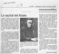 La capital del Abate  [artículo] Sergio Ramón Fuentealba.