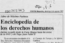 Enciclopedia de los derechos humanos  [artículo].