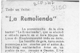 "La Remolienda"  [artículo].