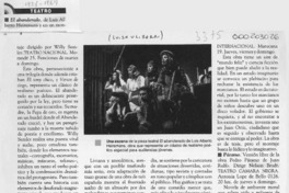 Teatro  [artículo] Luisa Ulibarri.