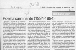 Poesía caminante (1934-1984)  [artículo] Cronos.