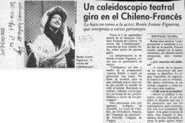 Un Caleidoscopio teatral gira en el Chileno-Francés  [artículo].