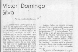 Víctor Domingo Silva  [artículo] Marino Muñoz Lagos.