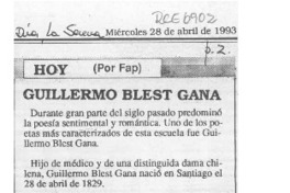 Guillermo Blest Gana  [artículo] Fap.