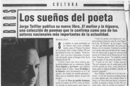Los sueños del poeta  [artículo] Marcelo Soto.