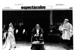 La Versión original de "La vida es sueño" estrena compañía de teatro clásico española  [artículo].