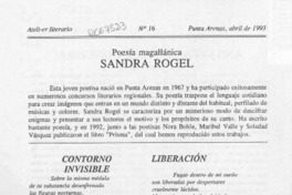 Sandra Rogel  [artículo].
