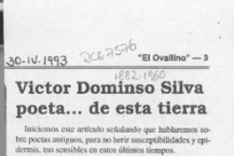 Víctor Domingo Silva poeta -- de esta tierra