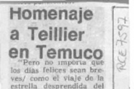 Homenaje a Teillier en Temuco  [artículo].