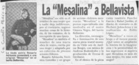 La "Mesalina" a Bellavista  [artículo].