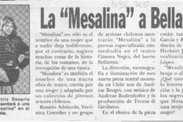 La "Mesalina" a Bellavista  [artículo].