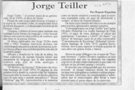 Jorge Teillier  [artículo] Ramón Riquelme.