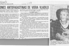 Impresiones antofagastinas de Vjera Vladilo  [artículo].