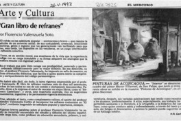 "Gran libro de refranes"  [artículo] H. R. Cortés.