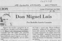 Don Miguel Luis