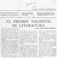 El Premio Nacional de Literatura, Braulio Arenas