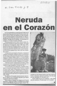 Neruda en el corazón  [artículo].
