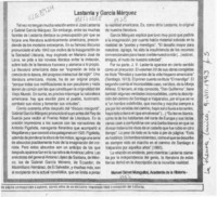 Lastarria y García Márquez  [artículo] Manuel Salvat Monguillot.