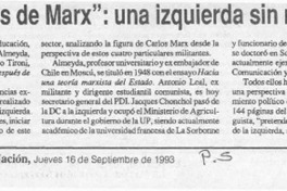"Después de Marx", una izquierda sin muros  [artículo].