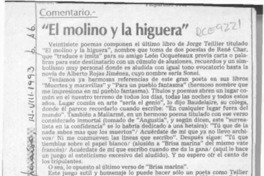 "El molino y la higuera"  [artículo] Carlos León.