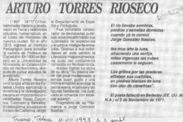 Arturo Torres Rioseco  [artículo].