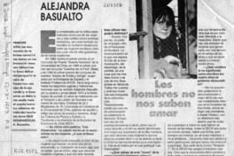 Alejandra Basualto  [artículo] María de la Luz Urquieta.