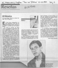 60 Kilómetros  [artículo] Luis Vargas Saavedra.