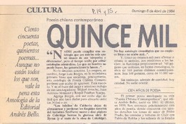 Quince mil versos --
